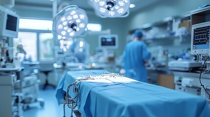 Hospital Operating Room Surgery Prep.