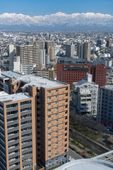 富山市役所からの眺め