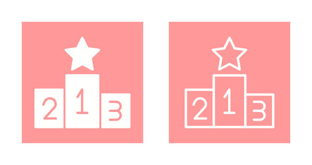 Fototapeta premium Podium Icon Design