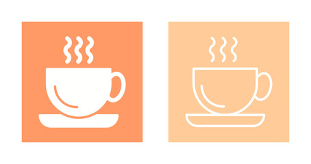 Hot Coffee Icon Design
