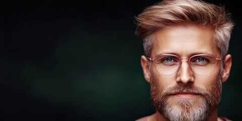 Obraz premium Man beard grooming banner