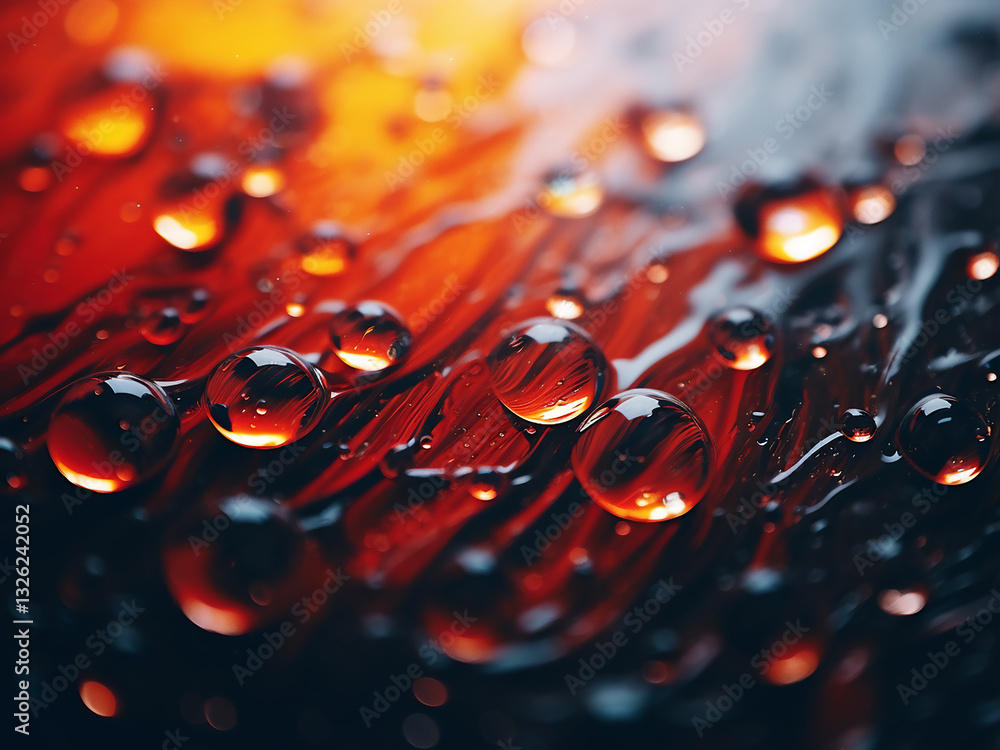 Aufkleber wet blending creates smooth color transitions with seamless edges, adding natural harmony