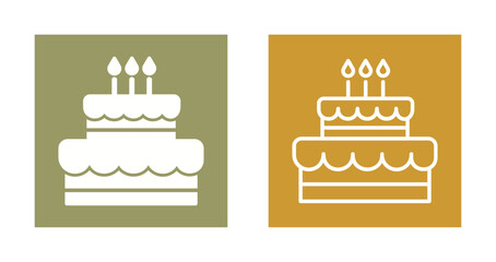 Birthday Cake Icon Design