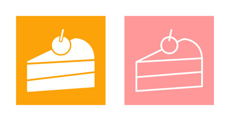 Cake Slice Icon Design