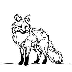 fox vector illustration