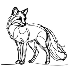 fox vector illustration
