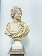 Obraz premium Russia, Saint Petersburg, Statue in the Summer Garden, Dionysus.