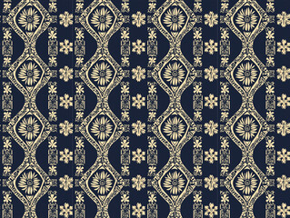 Geometric floral patterns, elegant design, vintage motifs.