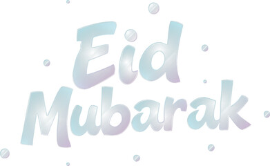 Eid Mubarak  Typography