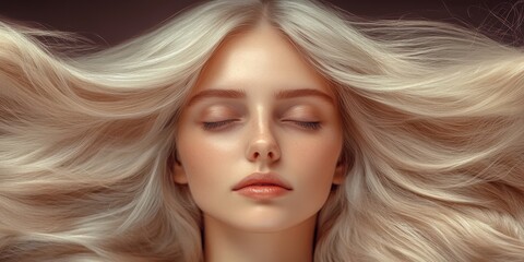 Naklejka premium Rich hair banner