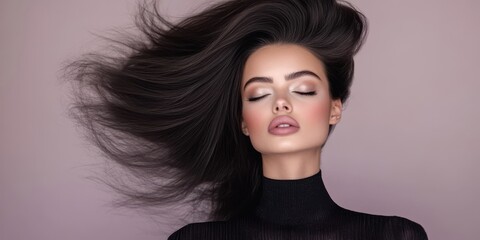 Naklejka premium Rich hair banner