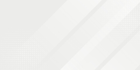 3D white geometric abstract background overlap layer on bright space with rounded rhomb effect  modern white