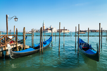 Gondolas in Venezia