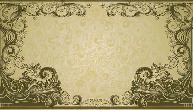 Luxury vintage floral invitation card design for wedding, poster, birthday party - Powered by Adobe