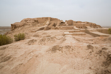 Fototapeta premium Ruins of ancient Toprak-Kala fortress