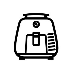 Digital Kitchen Appliance Air Fryer Icon