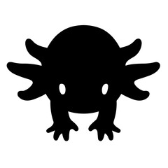 Cute Amphibian Axolotl Icon