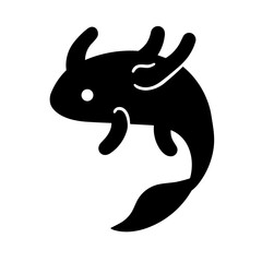 Cute Amphibian Axolotl Icon