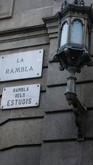 La rambla of Barcelona