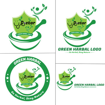 green Harbal logo