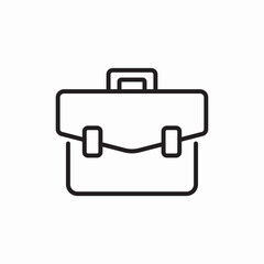 Briefcase business professional icon vector sign
