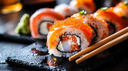 Sushi Various Types.