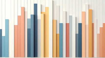 Obraz premium Dynamic business growth charts modern office infographic creative workspace aerial view