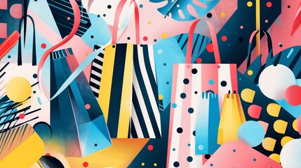 a bold illustration of a clearance sale with big discounts