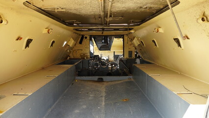 inside old soviet military tanks and bmp