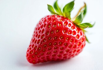 strawberry on white background