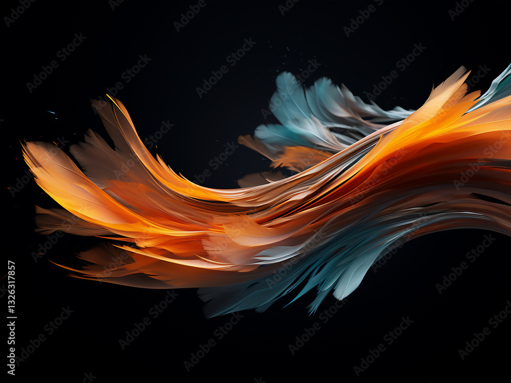 Aufkleber swift brush strokes create energy quickly, capturing instant action and suggesting motion