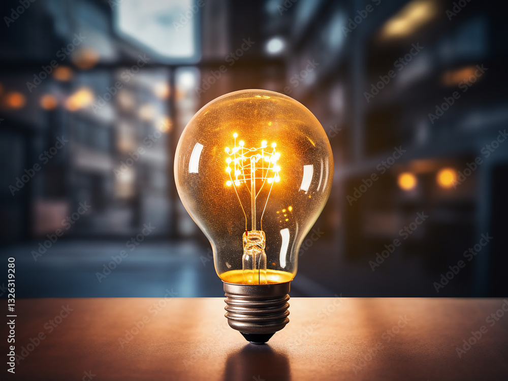 Aufkleber business innovation hub with ideas developing rapidly and solutions being implemented efficiently