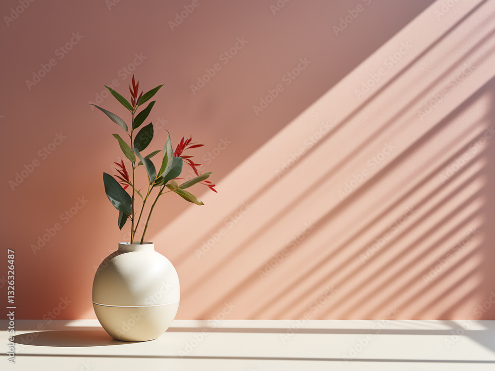 Aufkleber angles define the design, with simplicity highlighted and key light sculpting the form
