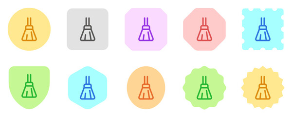 Editable broom stick vector icon. Part of a big icon set family. Perfect for web and app interfaces, presentations, infographics, etc