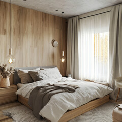bedroom with bed