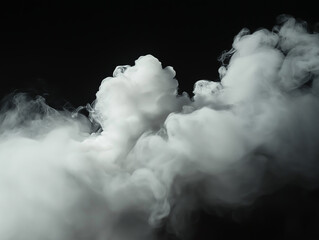 Evocative mist rising abstract atmosphere cloudy visuals dark background ethereal perspective nature's mystery