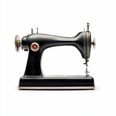 Timeless Vintage Sewing Machine on White
