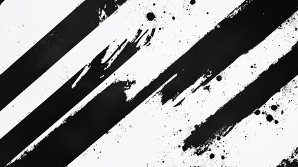 Abstract Grunge Black and White Background with Modern Design Elements and Textures for Creative Projects