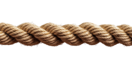 line rope isolated on white background