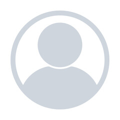 High resolution default profile picture icon.