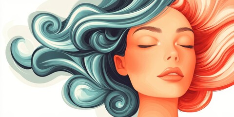 Women hair saloon banner