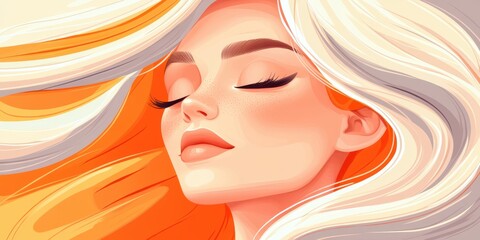 Women hair saloon banner