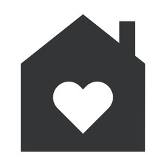 House Heart Icon. Love and Relationship Icon.