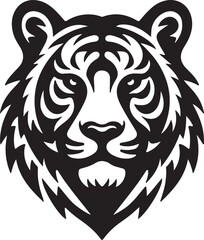 tiger head vector