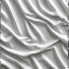 Obraz premium A white velvet background with a silver frame edge and soft diffused lighting for elegant displays. Generated AI