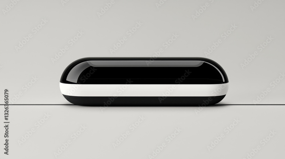 Poster modern minimalist object on clean surface in soft lighting