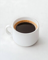 Fototapeta premium A simple cup of rich, dark coffee