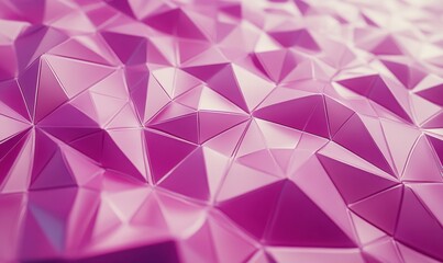 Obraz premium Pink geometric triangular background for abstract design or digital art