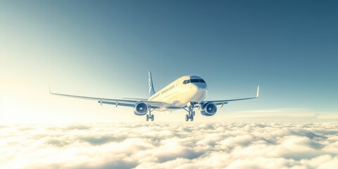 Obraz premium Airplane banner