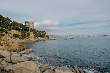 view of the city from the sea